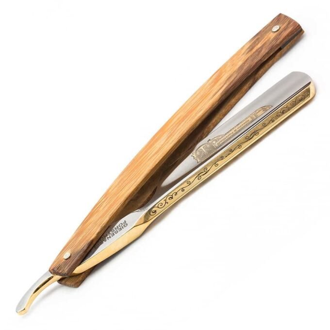 Vienašmenis skustuvas G&F medine rankenėle 381 | Hipster